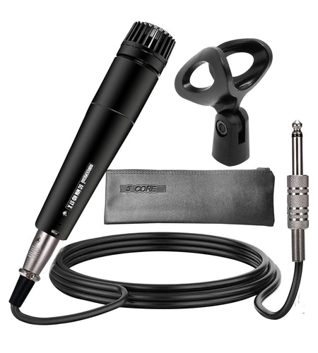 5Core XLR Microphone Dynamic Mic Karaoke Singing Studio Microfono Handheld Mics