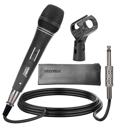 5Core XLR Microphone Dynamic Mic Karaoke Singing Studio Microfono Handheld Mics