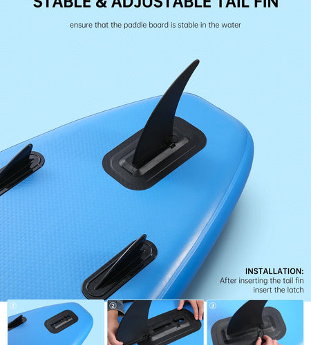 Inflatable Paddle Board Stand up Paddle Board 10' SUP 6 In.Thick Board Carry Bag & Fast Pumping Green