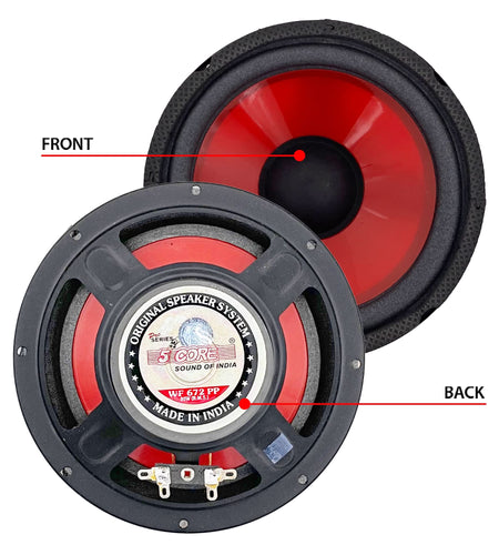 5Core 6 Inch Subwoofer Speaker 300 Watt Car Subwoofer 4 Ohm Replacement Sub Woofer