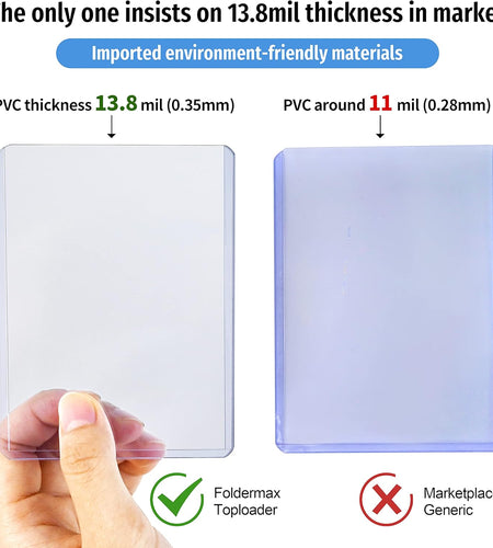 Top Loader Sleeves Baseball Card Sleeves Trading Card Sleeve Baseball Card Protectors Toploader Card Protectors (30 Count)