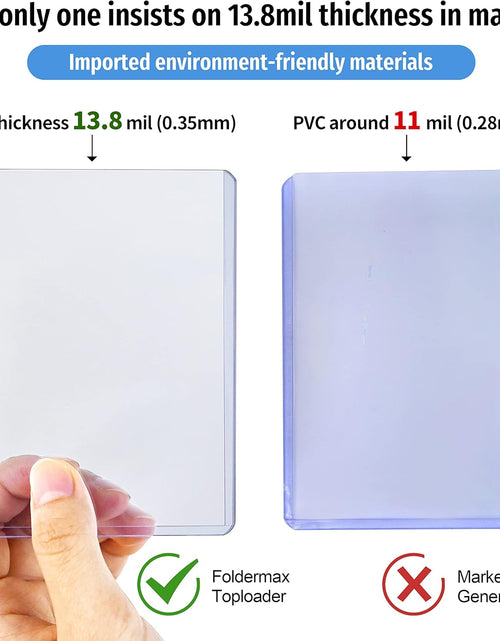 Load image into Gallery viewer, Top Loader Sleeves Baseball Card Sleeves Trading Card Sleeve Baseball Card Protectors Toploader Card Protectors (30 Count)
