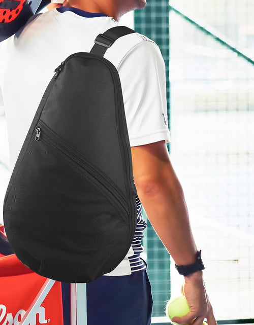 Load image into Gallery viewer, Padel Racket Bag Pickleball Paddle Sling Backpack Padel Racquet Storage Bag
