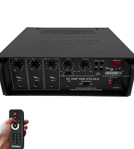 5Core Amplifier Home Audio Stereo Receiver PA Speaker Microphone Surround Sound Amp