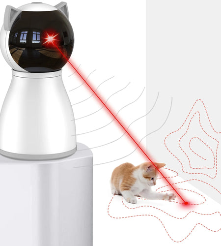 Cat Toys,The 4Th Generation Real Random Trajectory,Motion Activated Rechargeable Automatic Cat Laser Toy,Interactive Cat Toys for Indoor Cats/Kitten/Dogs
