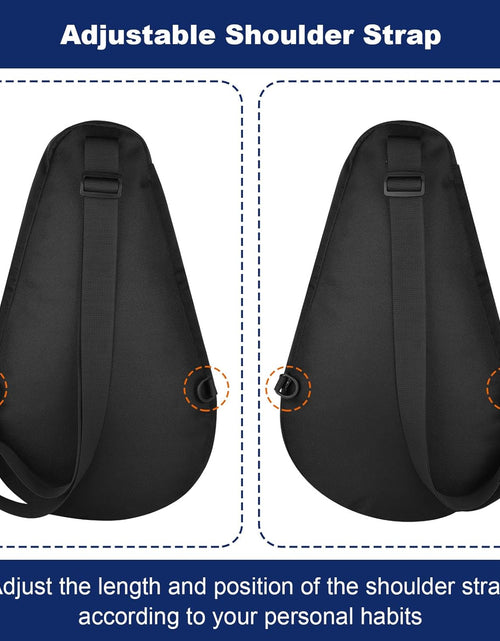 Load image into Gallery viewer, Padel Racket Bag Pickleball Paddle Sling Backpack Padel Racquet Storage Bag

