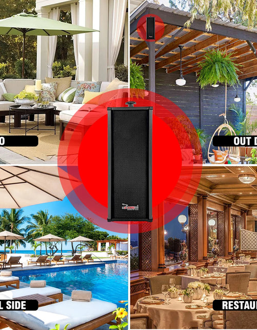 Load image into Gallery viewer, 5Core Outdoor Speakers Stereo in Wall 100W Peak Passive Home Audio System
