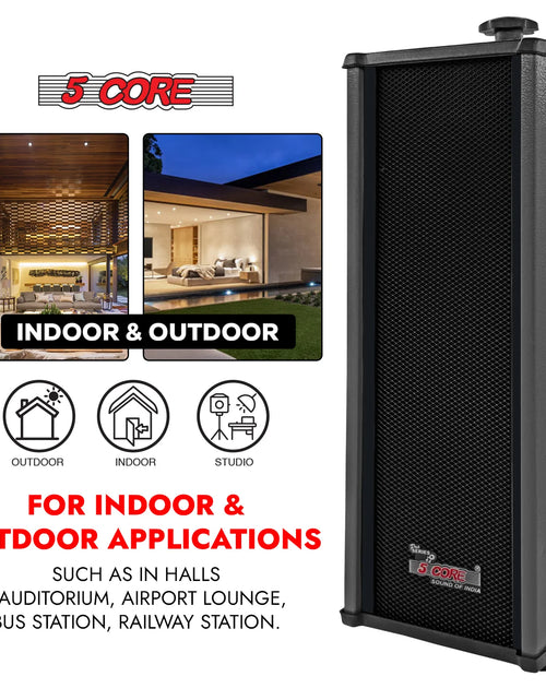 Load image into Gallery viewer, 5Core Outdoor Speakers Stereo in Wall 100W Peak Passive Home Audio System
