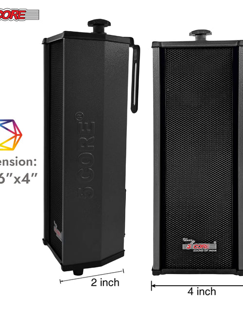 Load image into Gallery viewer, 5Core Outdoor Speakers Stereo in Wall 100W Peak Passive Home Audio System
