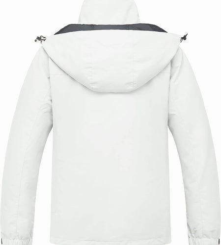 Women'S 3 in 1 Waterproof Ski Jacket Windproof Winter Snow Coat Snowboarding Jackets Warm Raincoat