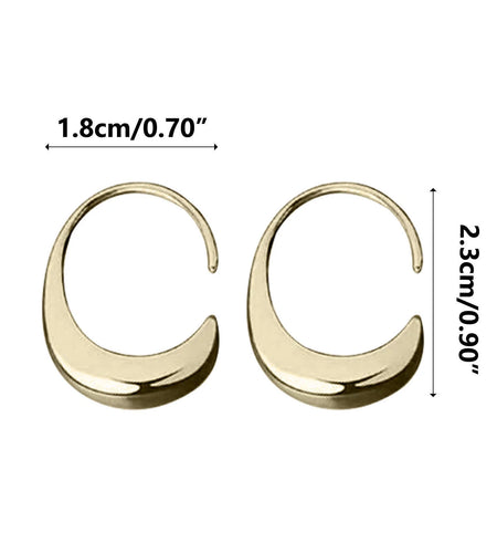 14K Gold Hoop Earrings for Women Real Gold Earrings for Women Jewelry Earrings Plated Sterling Rings Thick 14K Gold Teardrop Trendy Drop Dangle Womens Earrings