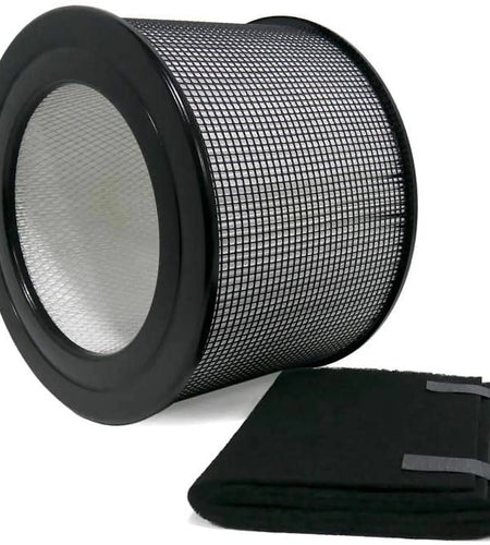 Filters Replacement 24000 HEPA Filter & Carbon Pre Filter Kit for Honeywell 50250 50250-S OEM Part Number 24000 (1 HEPA + 1 Carbon Pre-Filter)