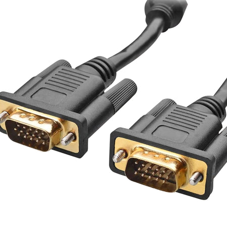 5Core VGA to VGA Cable 6Ft 15 Pin VGA Male to Male Video Transmission Extension Cord