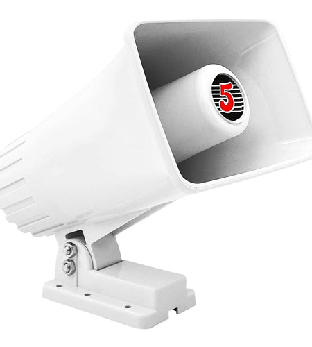 5Core Indoor Outdoor PA Horn Speaker 6 X 4 Inch Loud PA System 8Ohm 50W Loud Siren